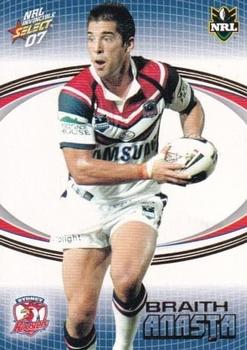 2007 Select NRL Invincible #165 Braith Anasta Front
